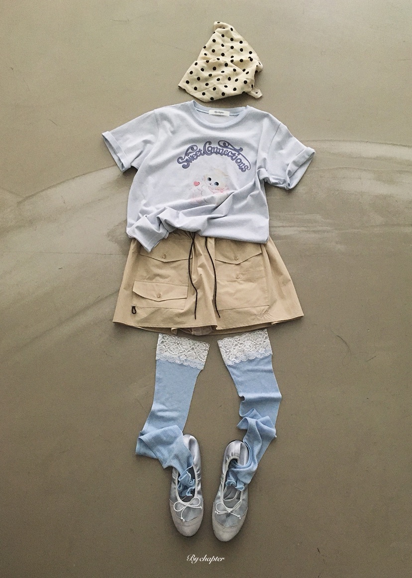 BY CHAPTER韓國直郵實拍女裝新品熱賣26春夏人氣時尚T恤BY ChapterT恤