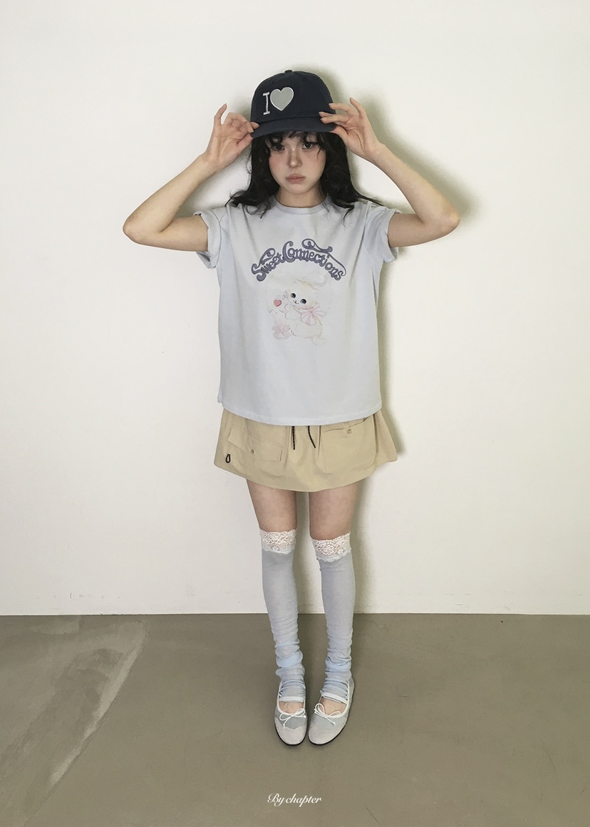 BY CHAPTER韓國直郵實拍女裝新品熱賣26春夏人氣時尚T恤BY ChapterT恤