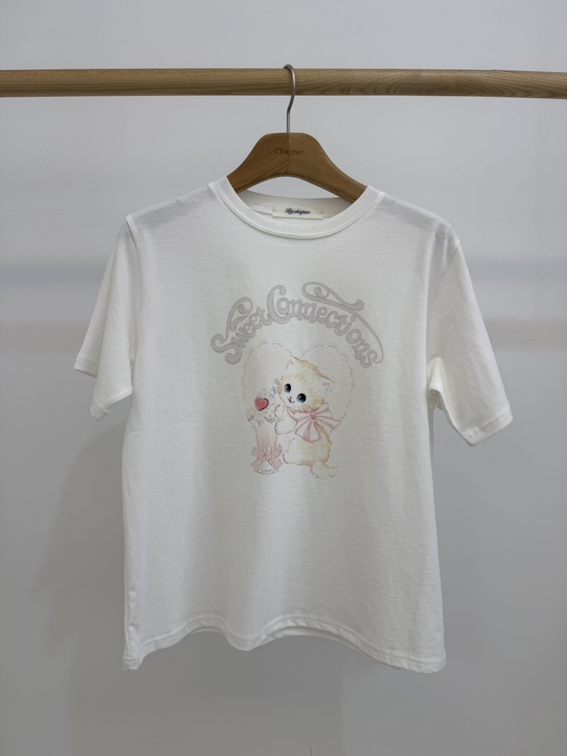 BY CHAPTER韓國直郵實拍女裝新品熱賣26春夏人氣時尚T恤BY ChapterT恤圖色1