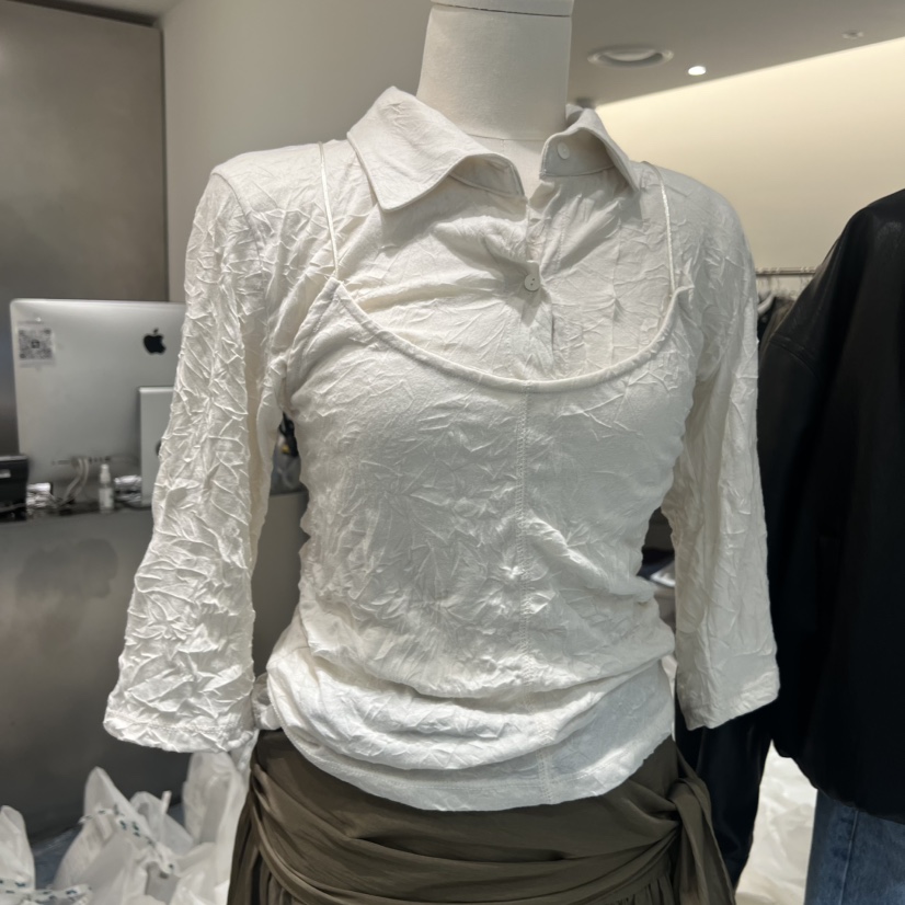 MEET ME韓國東大門直郵女士新品26春夏吊帶背心不含內搭MEET ME吊帶/背心圖色1