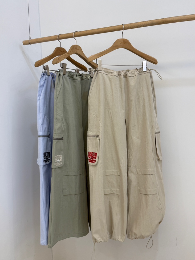 BY CHAPTER韓國東大門代購女裝新品休閑職業人氣休閑褲口袋BY Chapter休閑褲