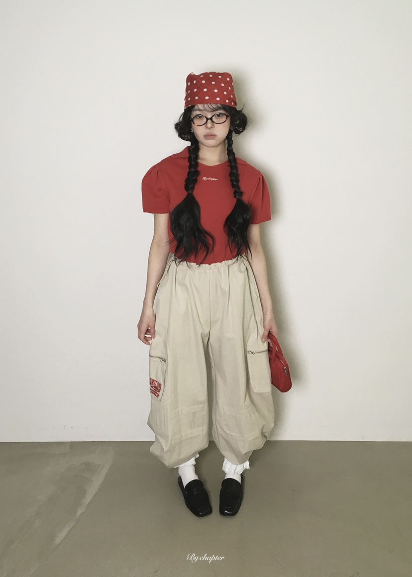 BY CHAPTER韓國東大門代購女裝新品休閑職業人氣休閑褲口袋BY Chapter休閑褲