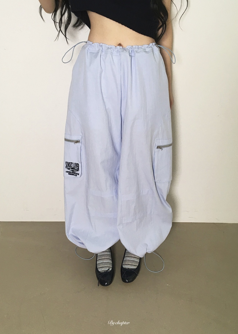 BY CHAPTER韓國東大門代購女裝新品休閑職業人氣休閑褲口袋BY Chapter休閑褲圖色2