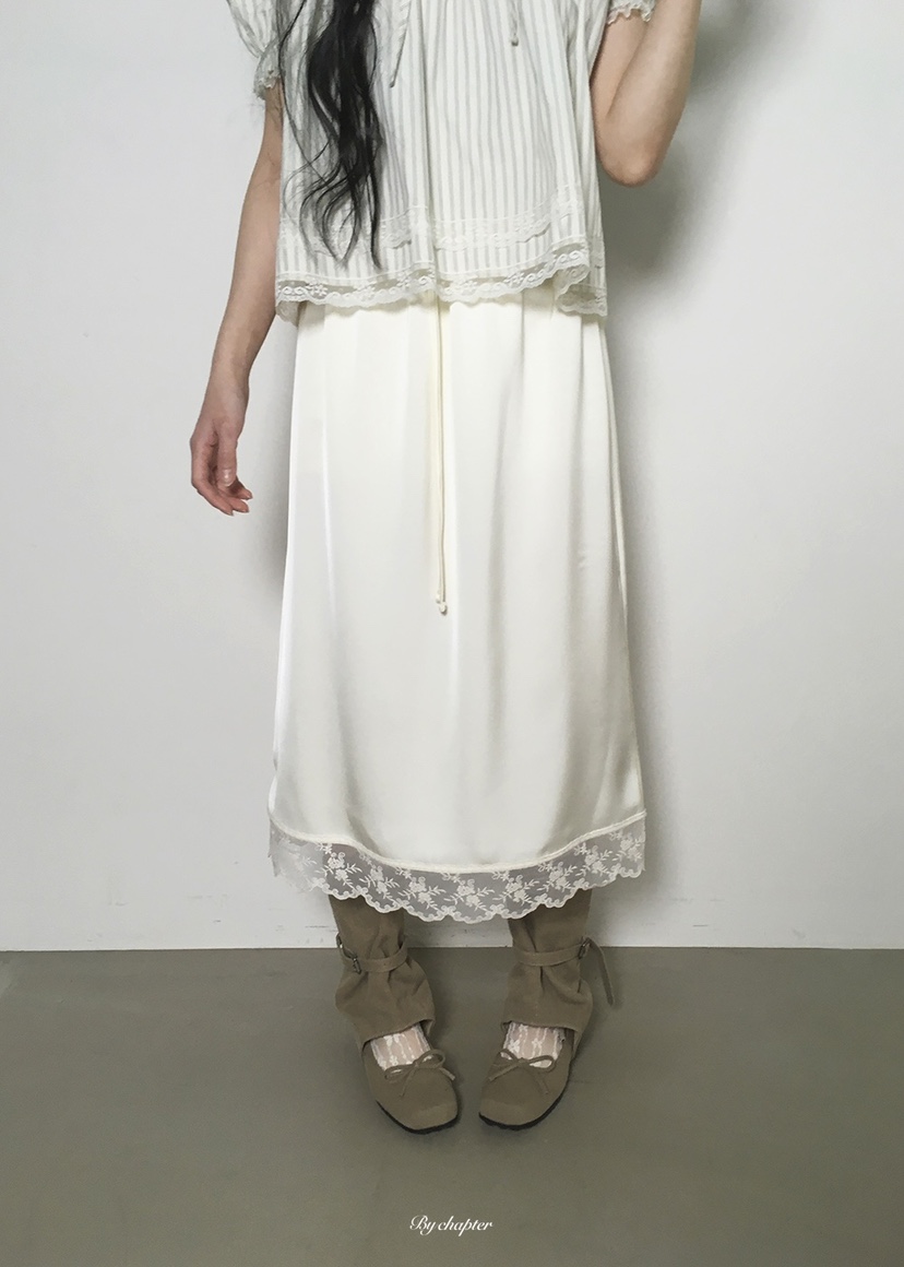 BY CHAPTER韓國代購女士新款休閑職業推薦人氣熱賣26春夏長裙BY Chapter長裙