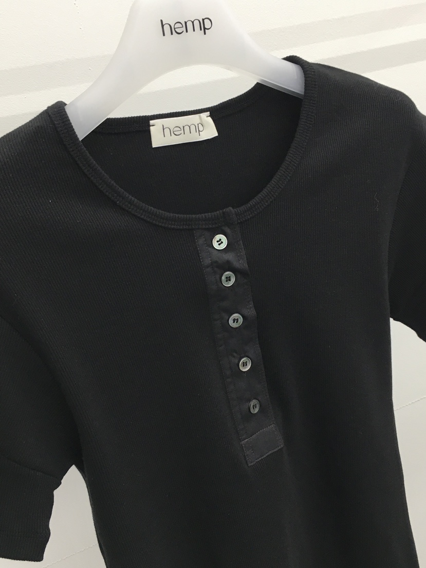 HEMP-P韓國東大門代購女裝新品人氣職業休閑時尚T恤羅紋hempT恤