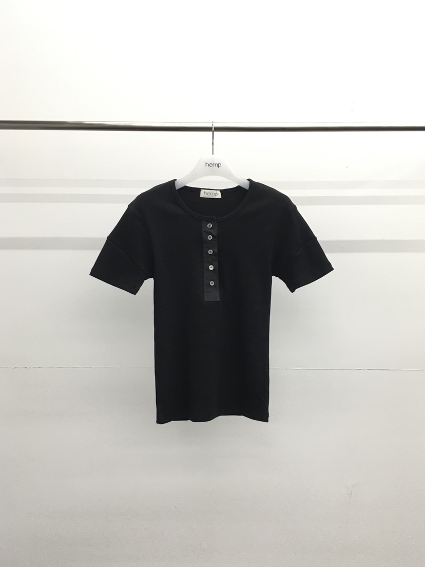 HEMP-P韓國東大門代購女裝新品人氣職業休閑時尚T恤羅紋hempT恤圖色2