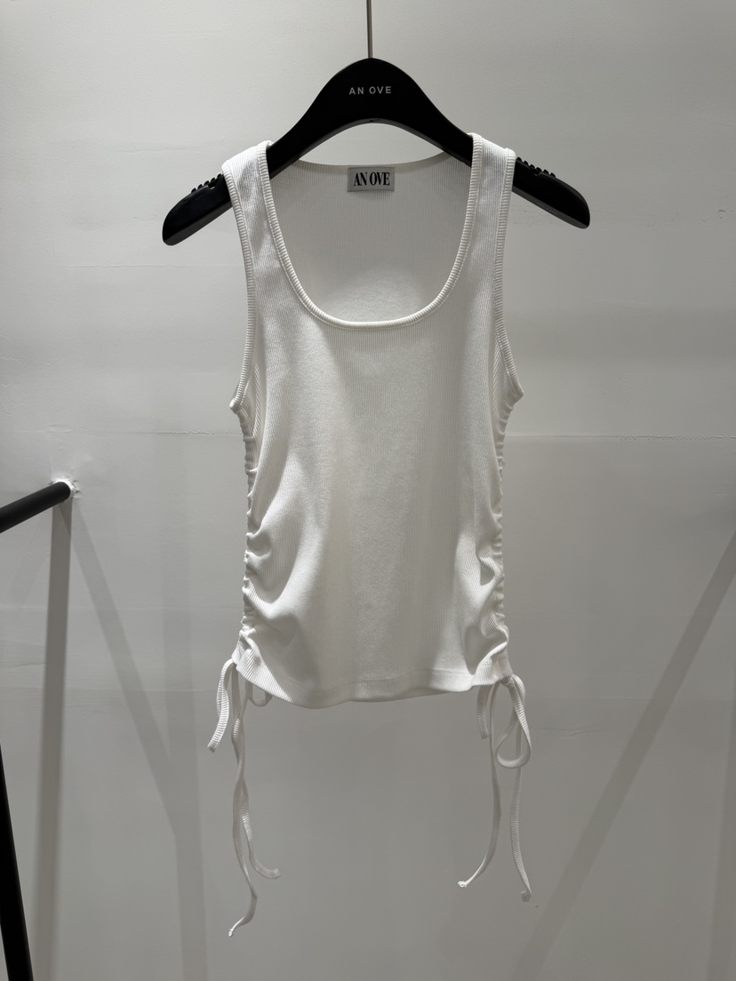 ANOVE韓國代購女裝新款26春夏時尚推薦職業熱賣吊帶背心褶皺ANOVE吊帶/背心圖色1