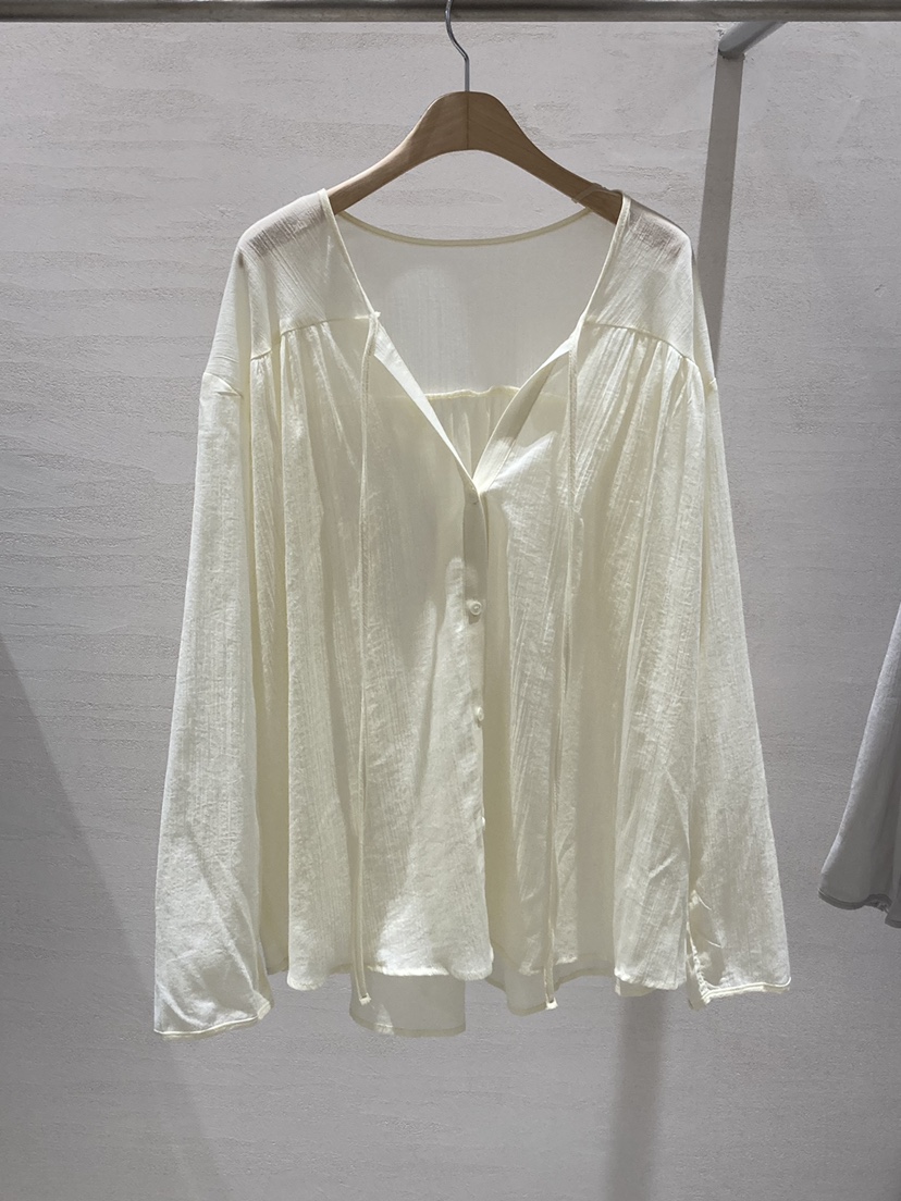 ROUGH韓國代購女士新款時尚推薦休閑人氣職業熱賣襯衫蕾絲衫ROUGH襯衫/蕾絲衫圖色1