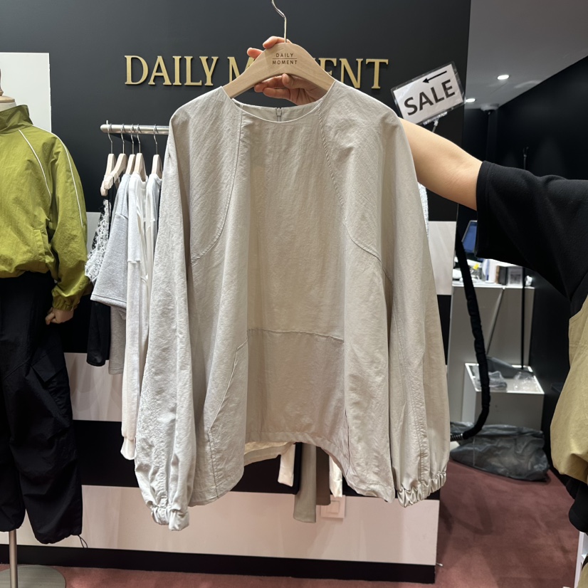 DAILY MOMENT韓國代購女裝新款推薦熱賣26春夏時尚長袖T恤DAILY MOMENT長袖T恤圖色2