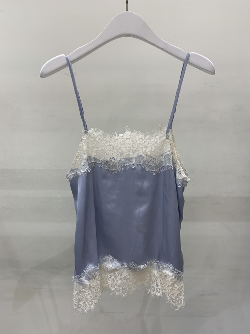 THE SIGNATURE韓國代購女裝新品時尚熱賣休閑吊帶背心蕾絲THE SIGNATURE吊帶/背心圖色1
