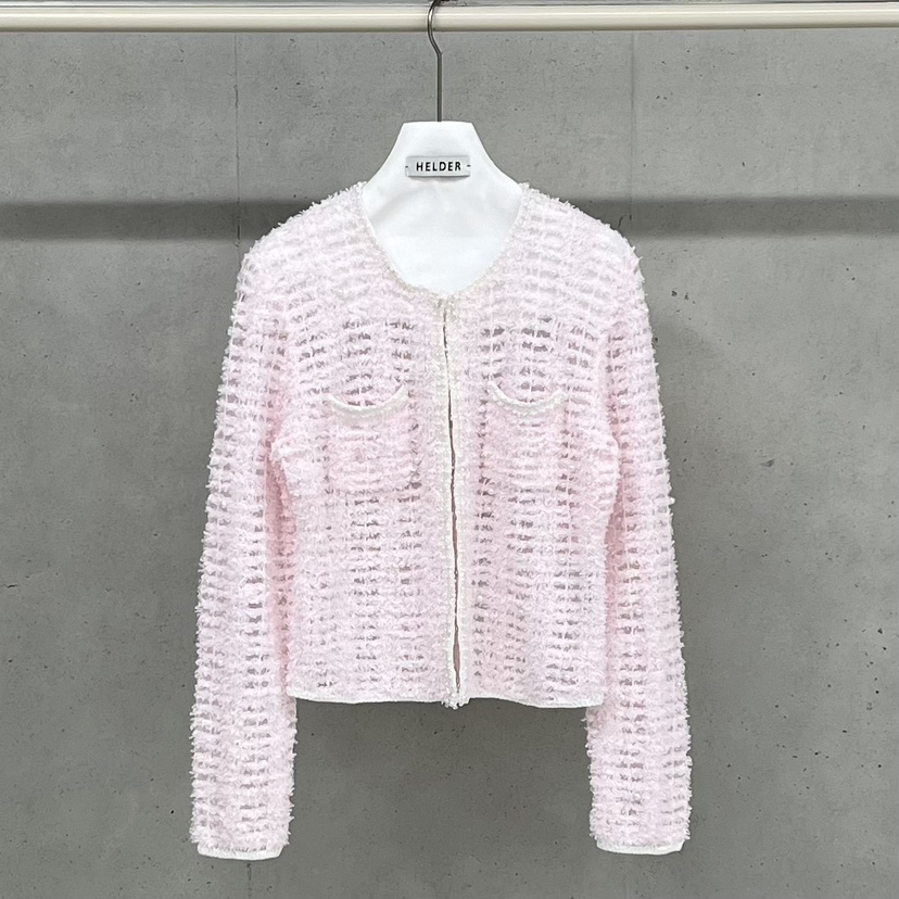 HELDER-P韓國直郵女士新品休閑推薦熱賣職業時尚夾克粗花呢HELDER夾克圖色1