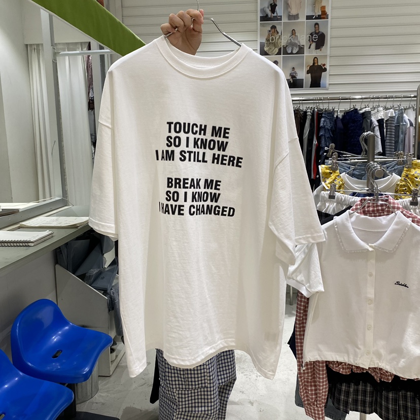 BRICKLANE韓國直郵女士新品休閑26春夏人氣熱賣職業推薦T恤BRICKLANET恤圖色1