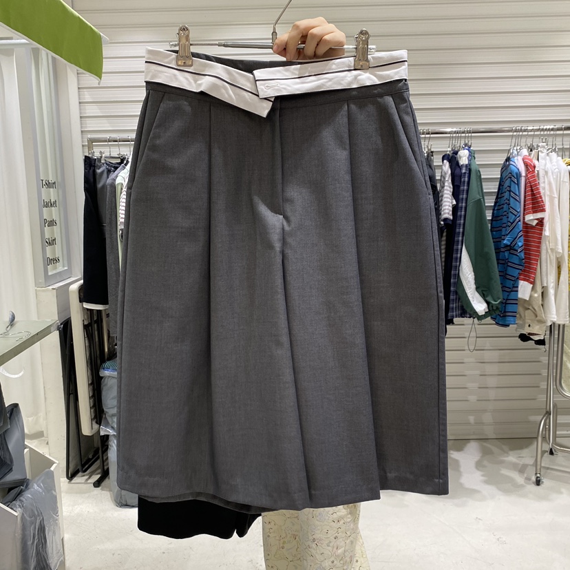 BRICKLANE韓國直郵女士新款人氣時尚熱賣職業推薦短褲腰帶BRICKLANE短褲圖色1