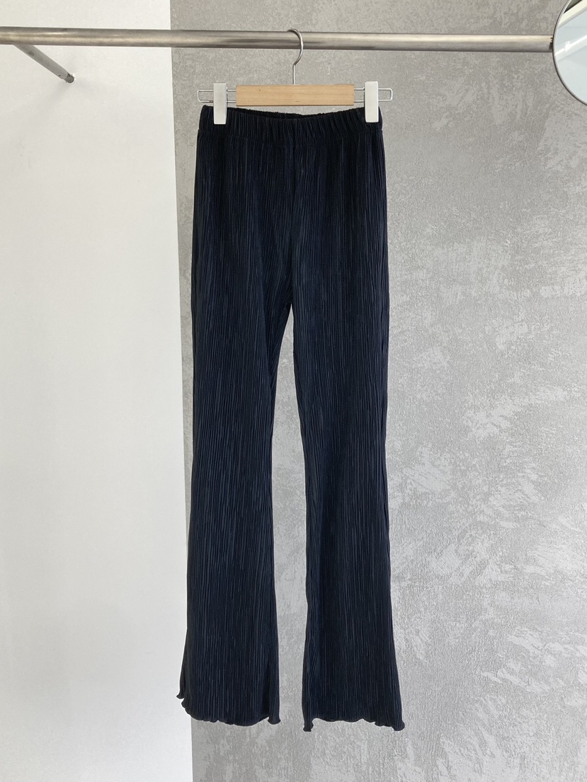 ROUGH韓國直郵女裝新款熱賣推薦休閑人氣時尚休閑褲喇叭褶裥ROUGH休閑褲圖色2