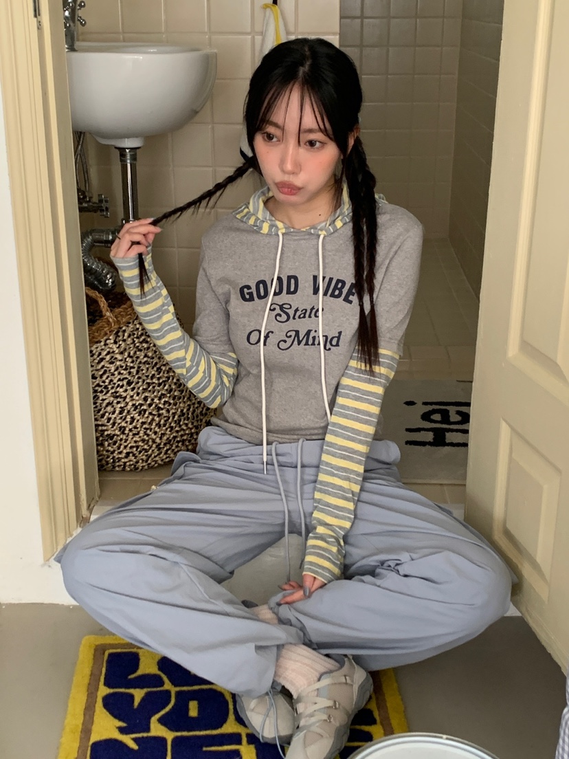 MORE THAN-P韓國東大門代購女裝新品職業時尚休閑26春夏衛衣MORE THAN衛衣