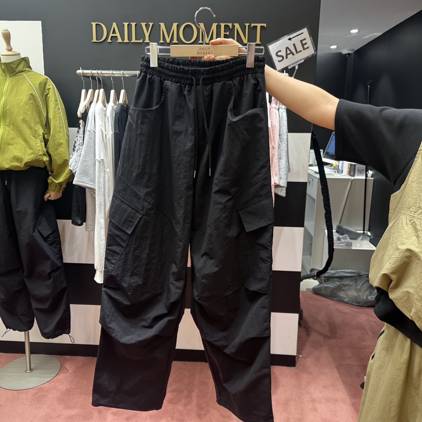 DAILY MOMENT韓國東大門代購女士新品休閑26春夏推薦休閑褲DAILY MOMENT休閑褲圖色2