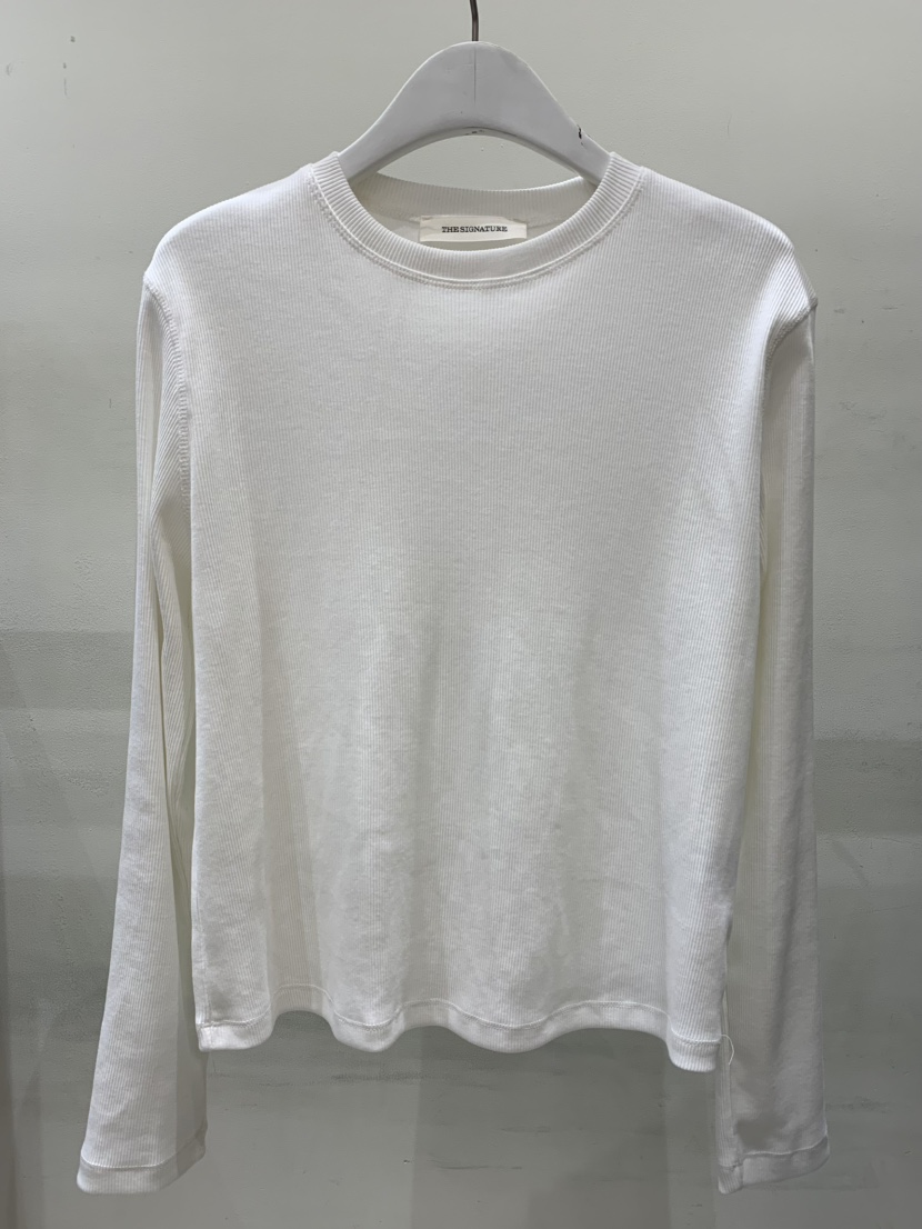 THE SIGNATURE韓國直郵實拍女裝新款26春夏休閑職業長袖T恤THE SIGNATURE長袖T恤圖色1