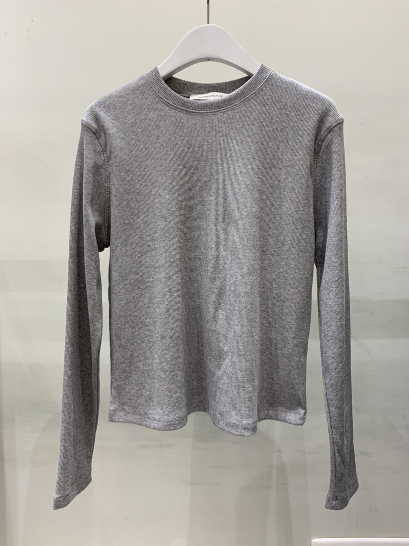 THE SIGNATURE韓國直郵實拍女裝新款26春夏休閑職業長袖T恤THE SIGNATURE長袖T恤圖色2