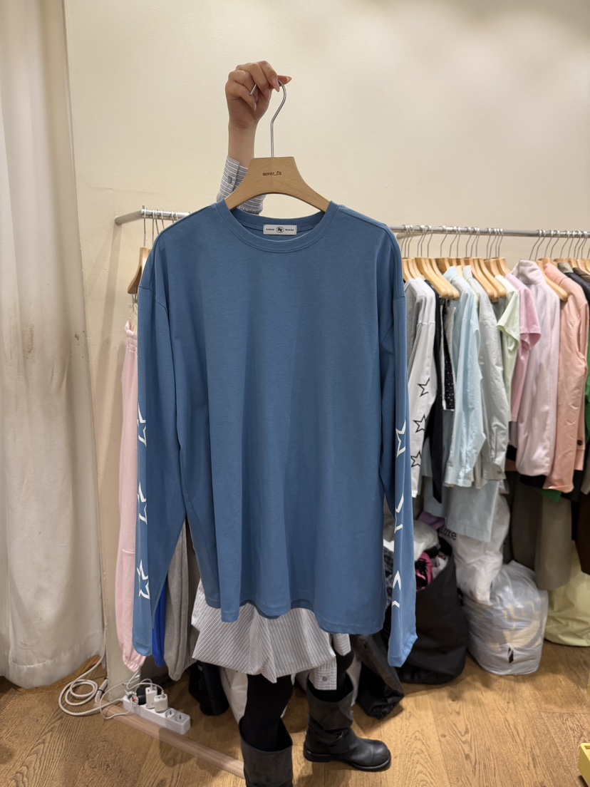 AUVERFIT韓國直郵實拍女士新款26春夏職業人氣熱賣長袖T恤AUVERFIT長袖T恤圖色1