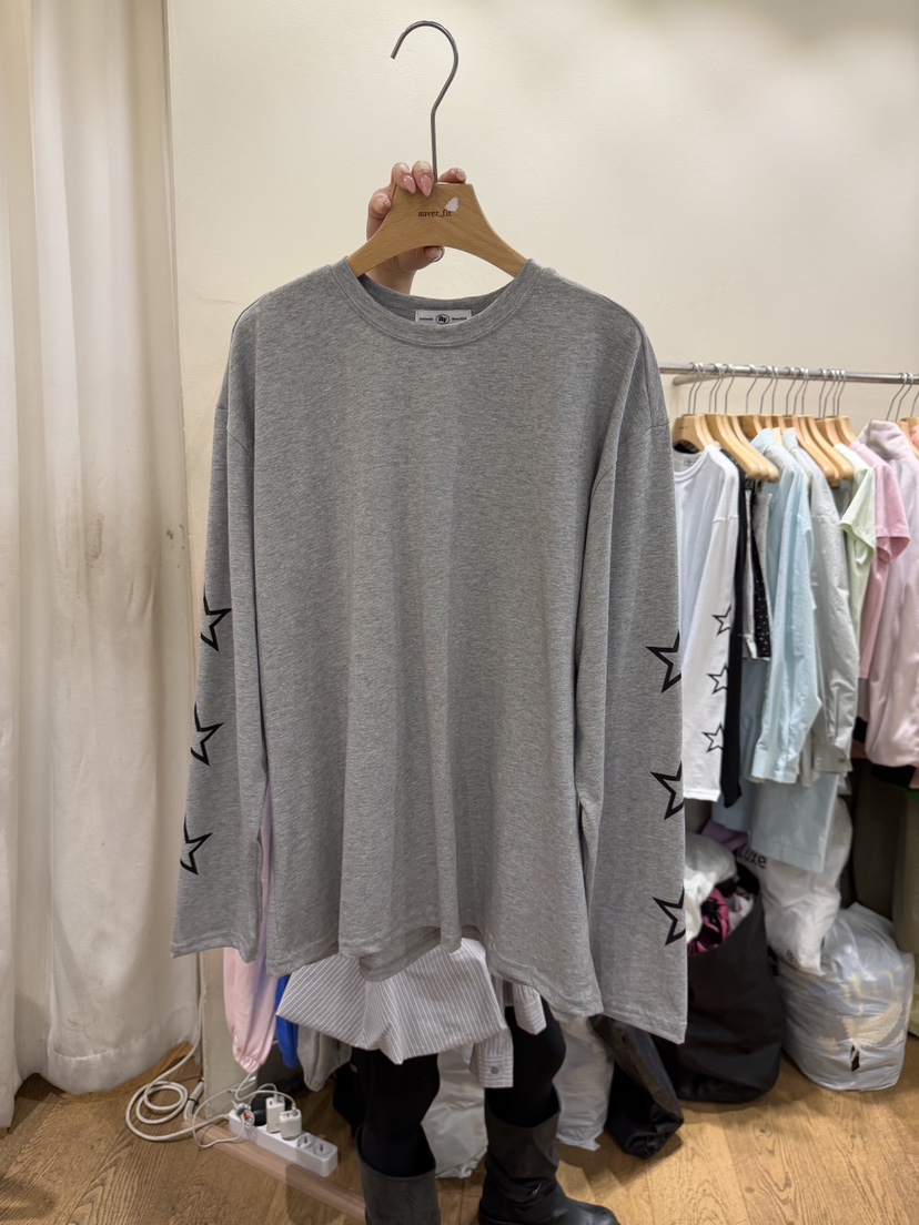 AUVERFIT韓國直郵實拍女士新款26春夏職業人氣熱賣長袖T恤AUVERFIT長袖T恤圖色2