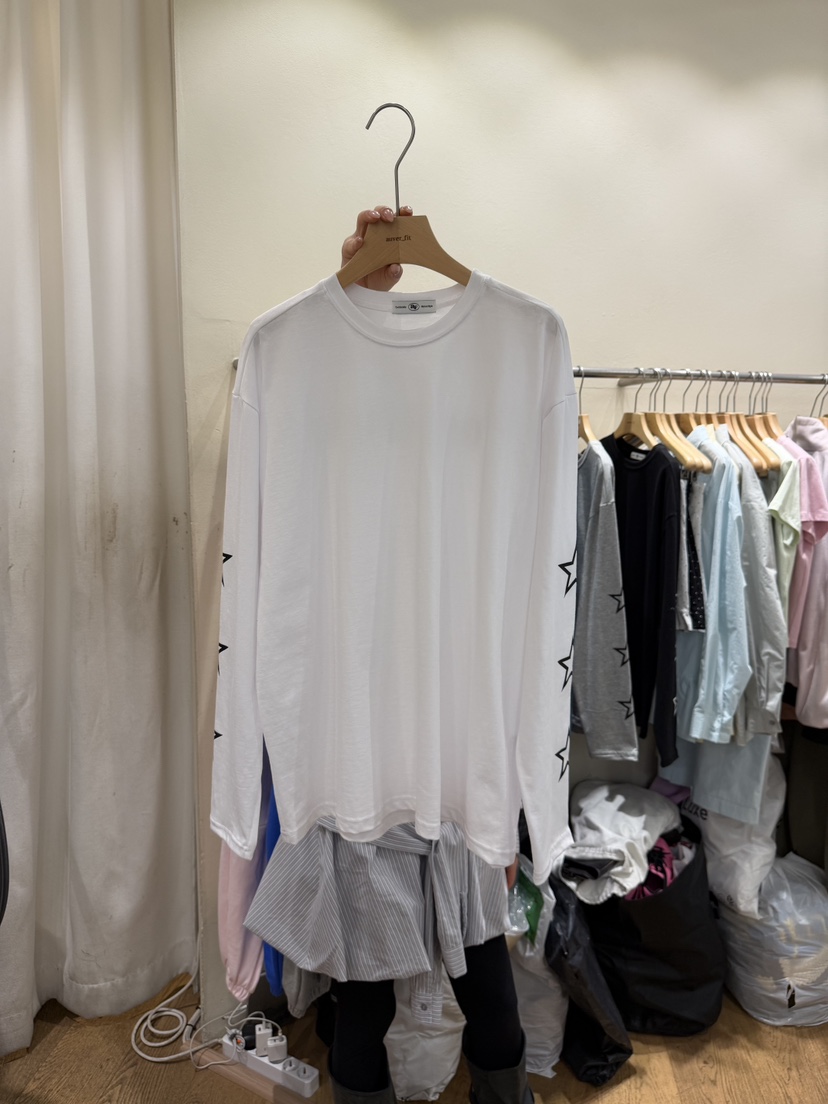 AUVERFIT韓國直郵實拍女士新款26春夏職業人氣熱賣長袖T恤AUVERFIT長袖T恤圖色3