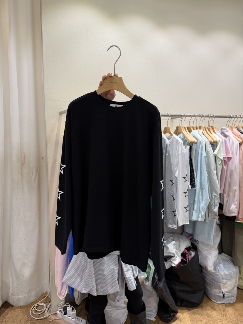 AUVERFIT韓國直郵實拍女士新款26春夏職業人氣熱賣長袖T恤AUVERFIT長袖T恤圖色4