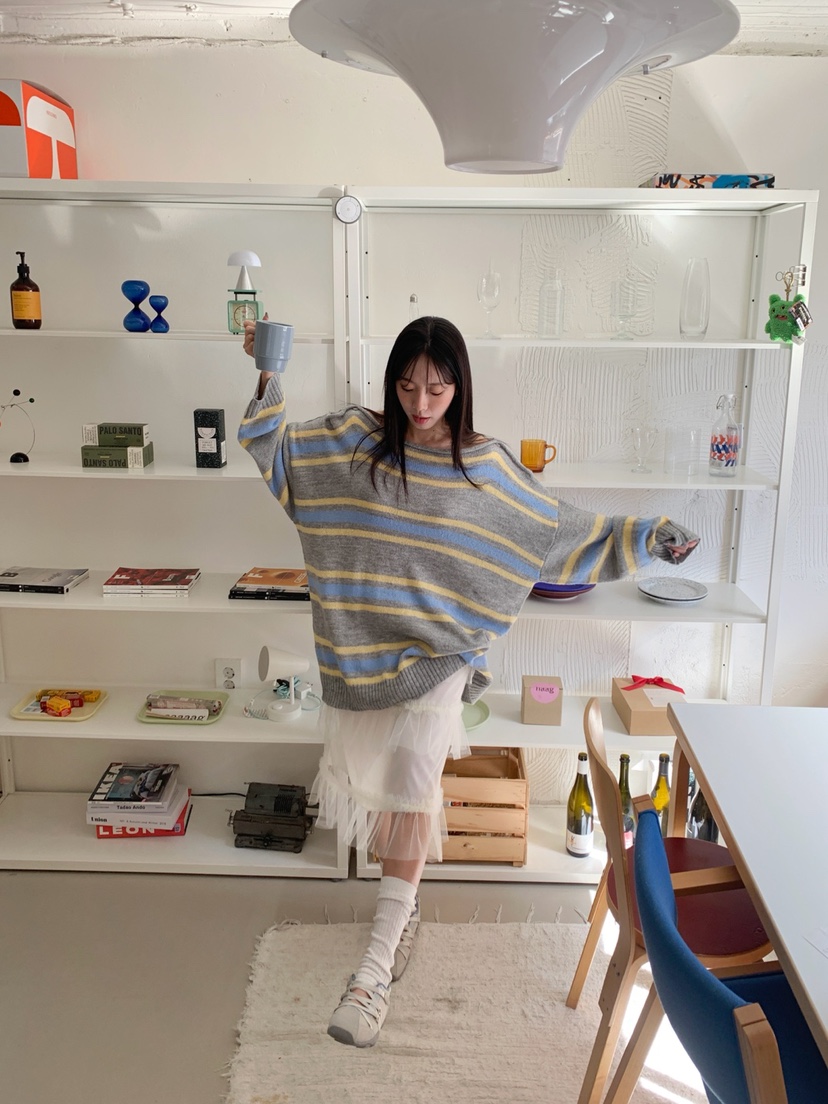 MORE THAN-P韓國直郵女士新品熱賣推薦職業休閑時尚針織衫MORE THAN針織衫