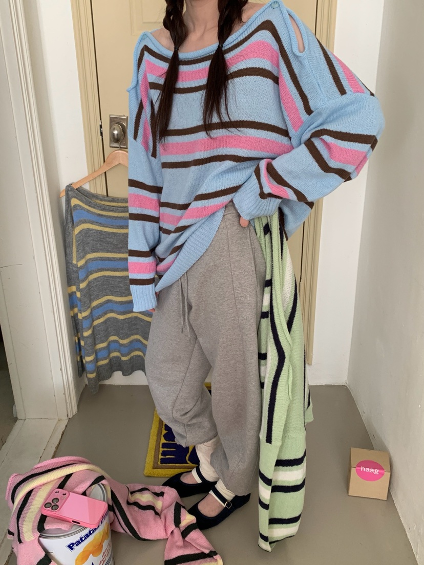 MORE THAN-P韓國直郵女士新品熱賣推薦職業休閑時尚針織衫MORE THAN針織衫