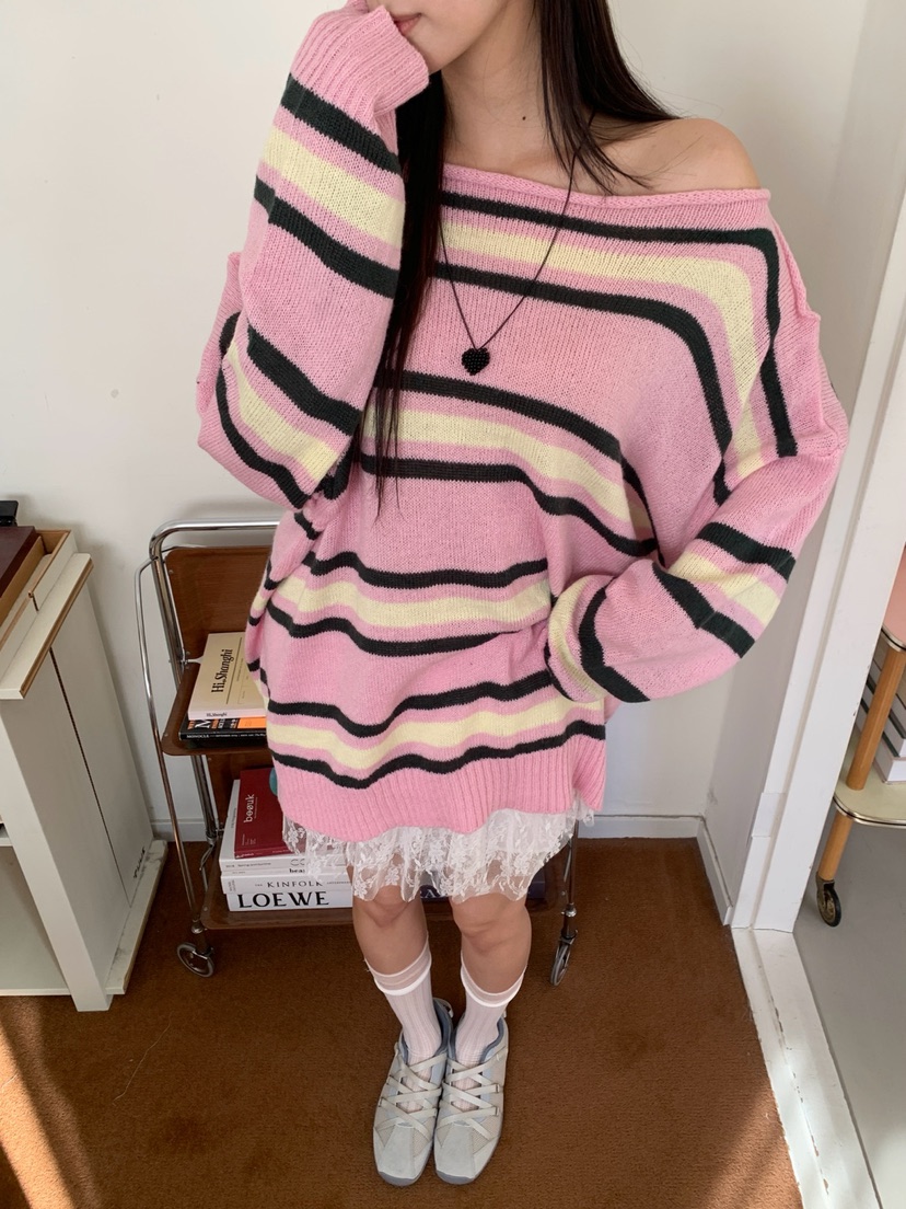 MORE THAN-P韓國直郵女士新品熱賣推薦職業休閑時尚針織衫MORE THAN針織衫