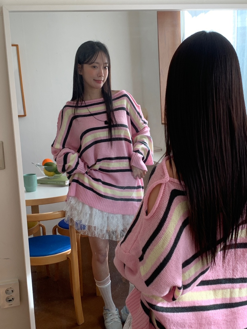 MORE THAN-P韓國直郵女士新品熱賣推薦職業休閑時尚針織衫MORE THAN針織衫