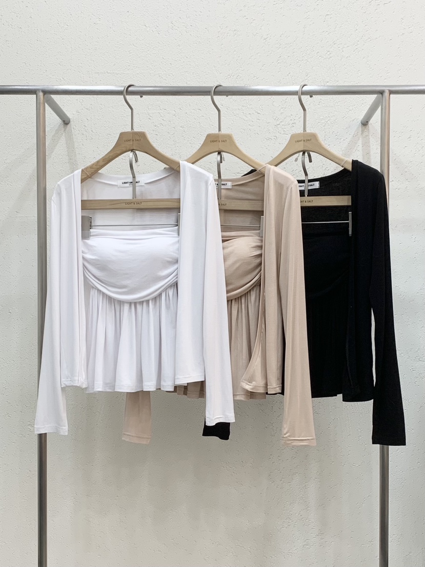 LIGHT AND SALT韓國直郵實拍女裝新款人氣熱賣套裝兩件套LIGHT AND SALT套裝