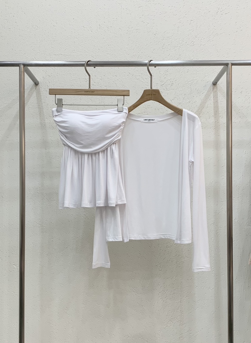 LIGHT AND SALT韓國直郵實拍女裝新款人氣熱賣套裝兩件套LIGHT AND SALT套裝