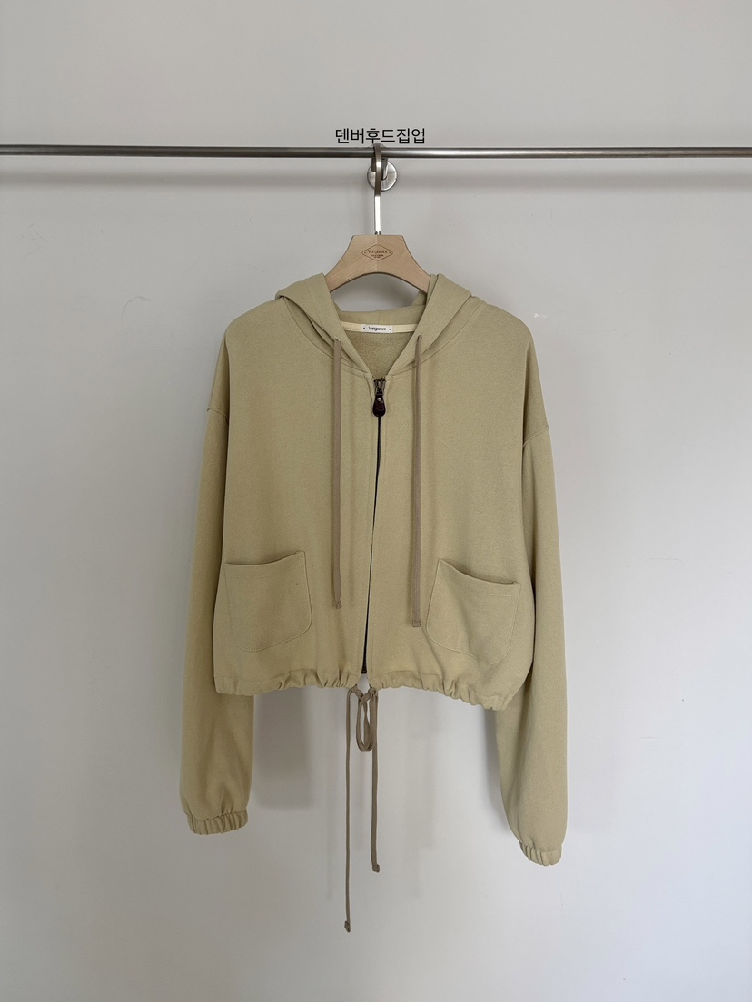 VERGAMOT韓國直郵實拍女裝新款時尚推薦休閑夾克連帽衫拉鏈VERGAMOT夾克圖色1