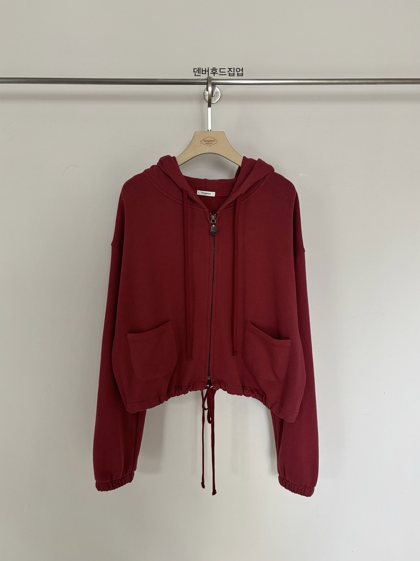 VERGAMOT韓國直郵實拍女裝新款時尚推薦休閑夾克連帽衫拉鏈VERGAMOT夾克圖色2