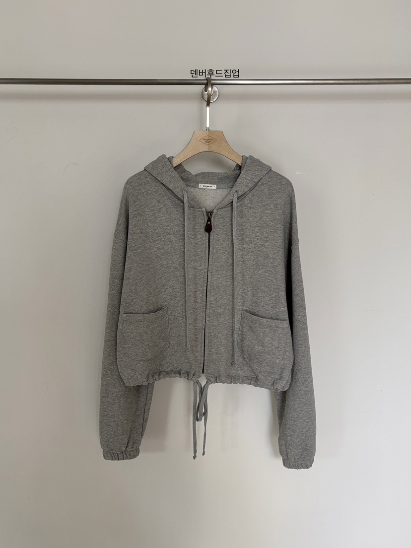 VERGAMOT韓國直郵實拍女裝新款時尚推薦休閑夾克連帽衫拉鏈VERGAMOT夾克圖色3