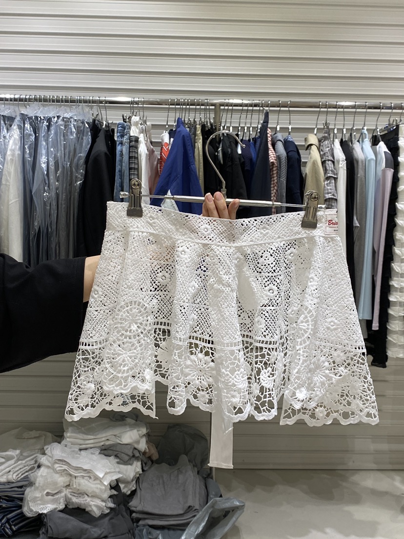 BRICKLANE韓國東大門直郵女士新品26春夏熱賣休閑短裙刺繡BRICKLANE短裙圖色1