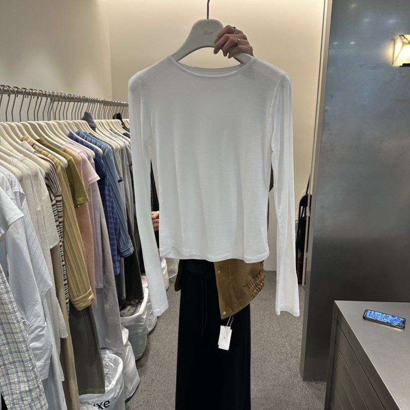 ALTER韓國代購女裝新款熱賣人氣時尚26春夏休閑職業長袖T恤Alter長袖T恤圖色1