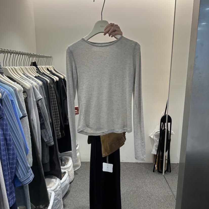 ALTER韓國代購女裝新款熱賣人氣時尚26春夏休閑職業長袖T恤Alter長袖T恤圖色3