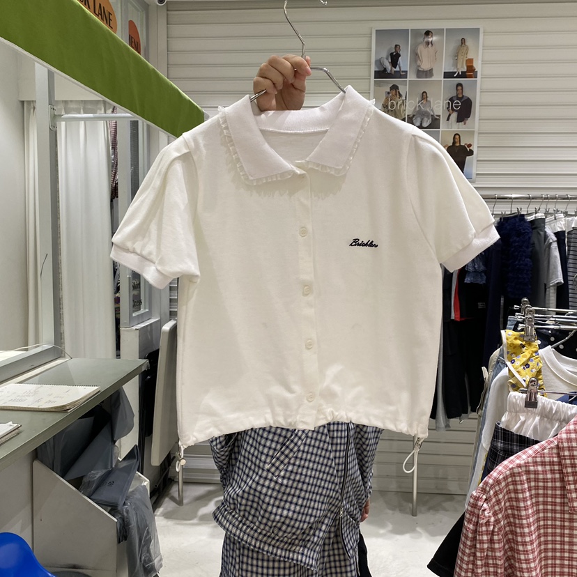 BRICKLANE韓國東大門直郵女士新品熱賣休閑26春夏襯衫蕾絲衫BRICKLANE襯衫/蕾絲衫圖色1