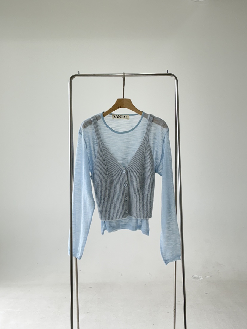 SANTAL韓國直郵女裝新款休閑推薦熱賣人氣時尚套裝兩件套SANTAL套裝圖色2