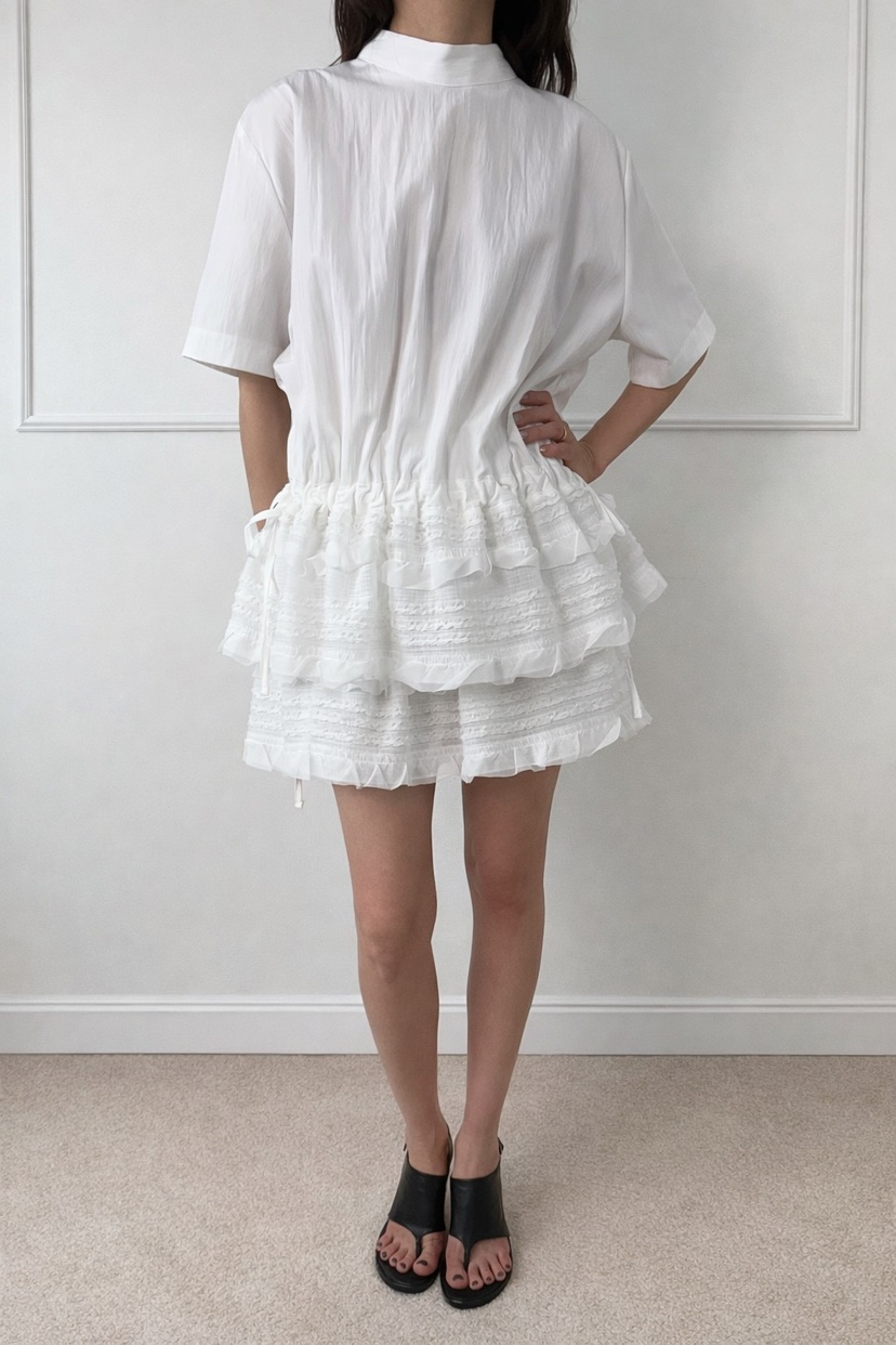 FEFFER韓國代購女裝新款休閑職業推薦時尚26春夏襯衫蕾絲衫FEFFER襯衫/蕾絲衫