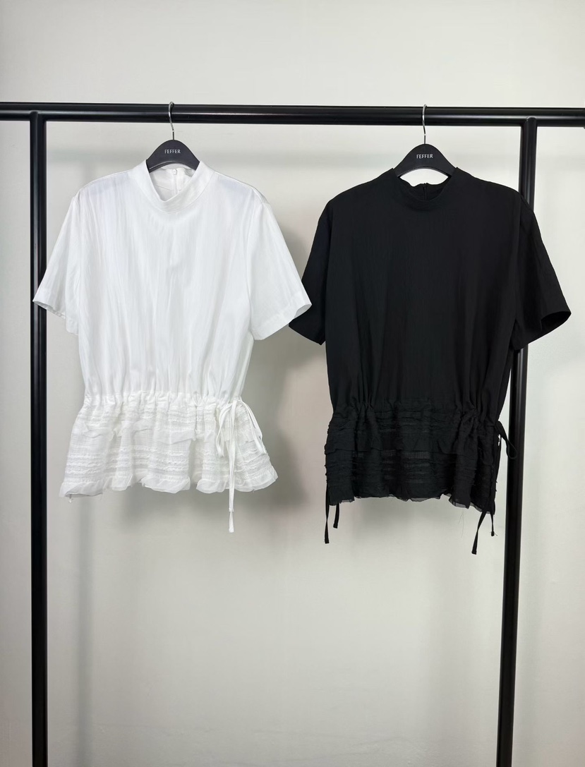 FEFFER韓國代購女裝新款休閑職業推薦時尚26春夏襯衫蕾絲衫FEFFER襯衫/蕾絲衫