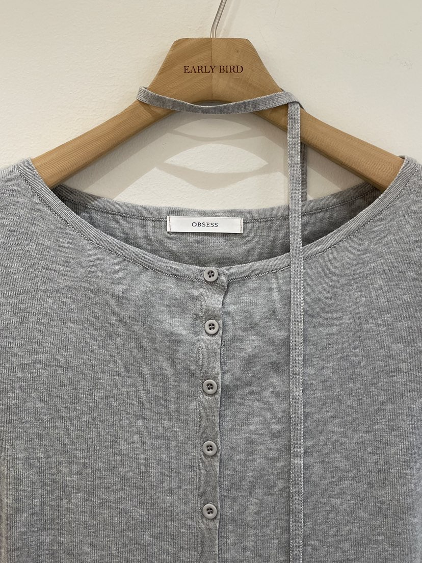 OBSESS韓國東大門直郵女士新品休閑職業推薦熱賣時尚針織衫OBSESS/EARLY BIRD針織衫