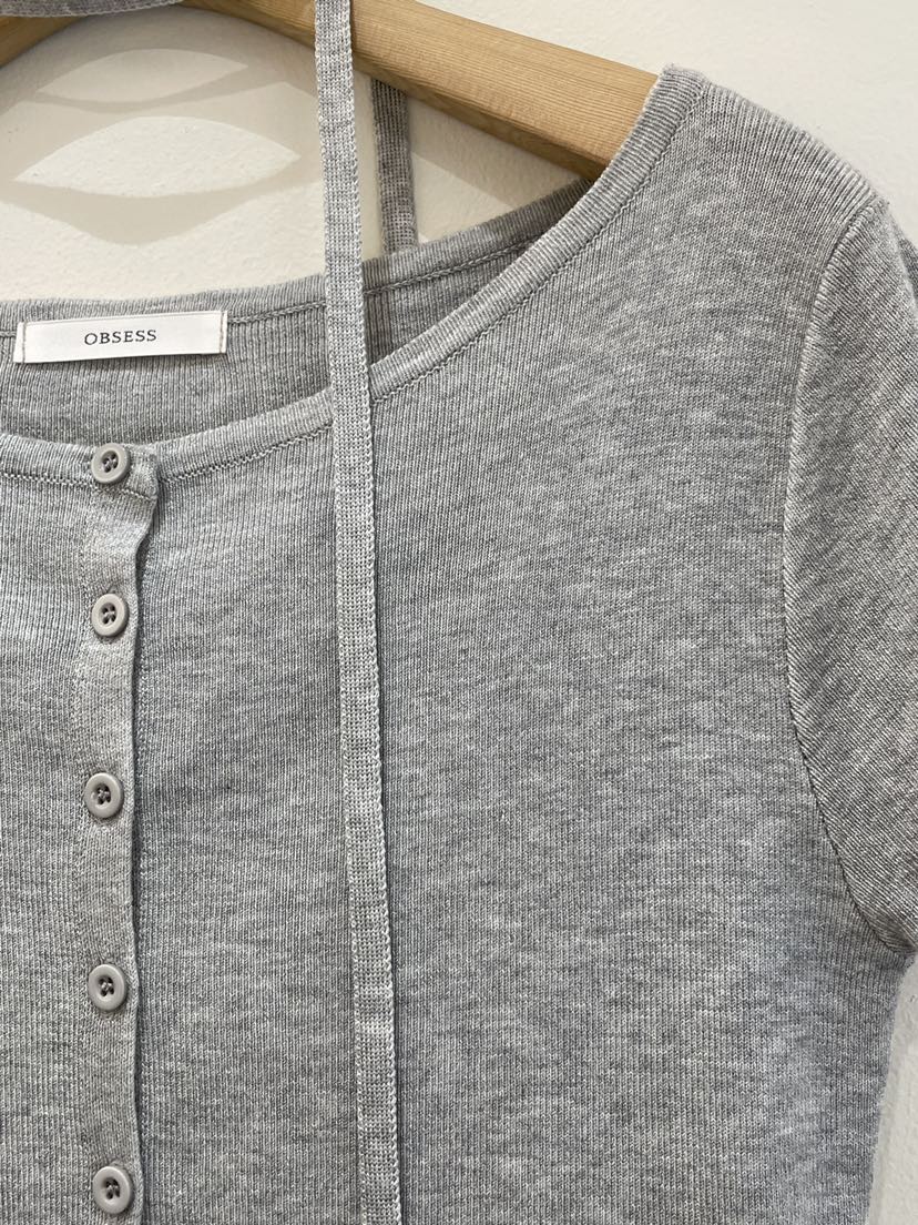 OBSESS韓國東大門直郵女士新品休閑職業推薦熱賣時尚針織衫OBSESS/EARLY BIRD針織衫