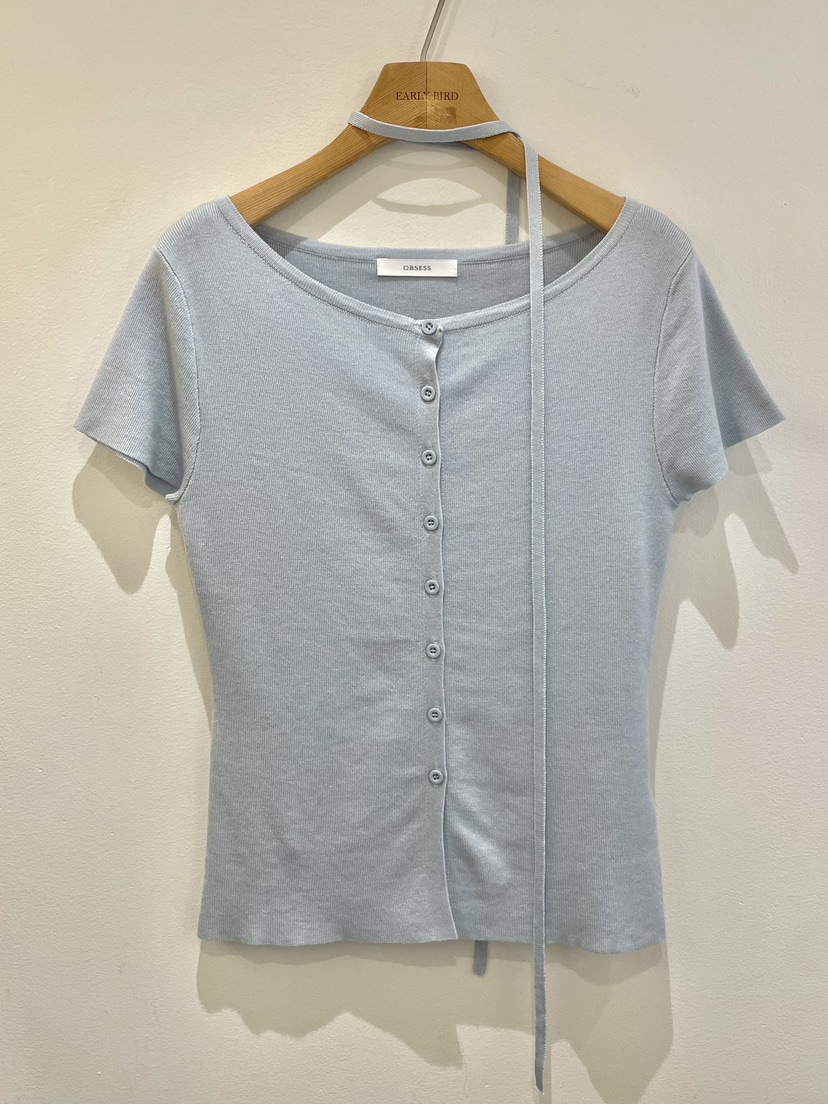 OBSESS韓國東大門直郵女士新品休閑職業推薦熱賣時尚針織衫OBSESS/EARLY BIRD針織衫圖色1