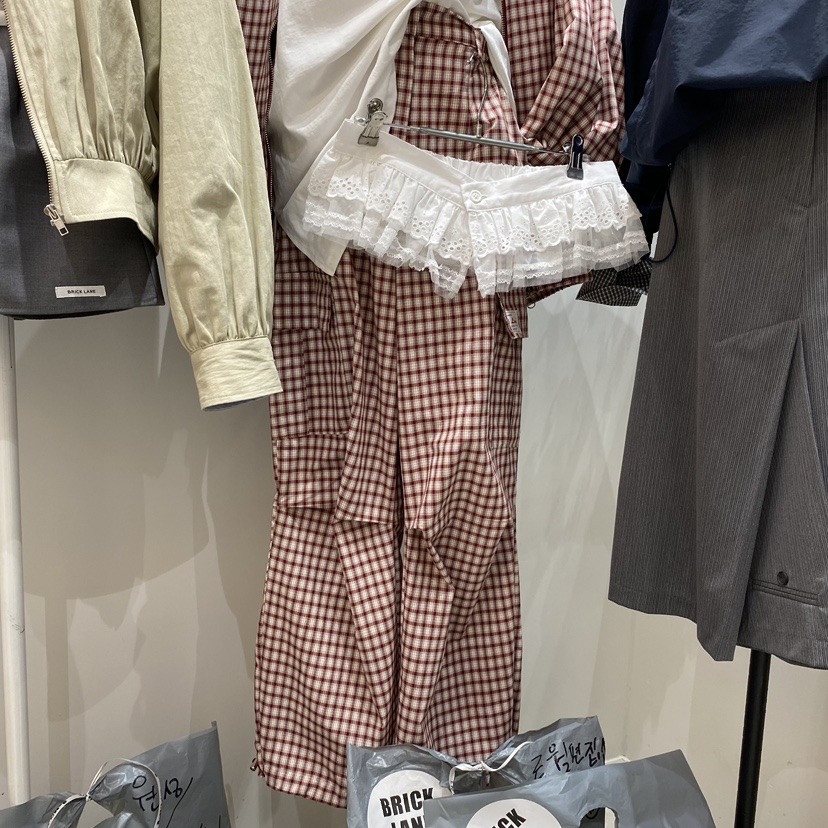 BRICKLANE韓國東大門代購女裝新品休閑推薦人氣休閑褲口袋BRICKLANE休閑褲