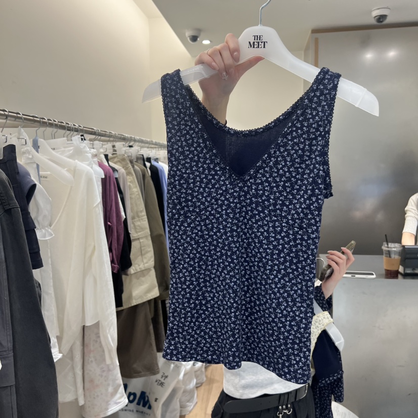 MEET ME韓國直郵女裝新品熱賣休閑職業時尚人氣吊帶背心MEET ME吊帶/背心圖色3