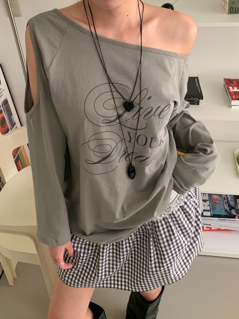 MORE THAN-P韓國東大門代購女士新款時尚職業推薦長袖T恤MORE THAN長袖T恤