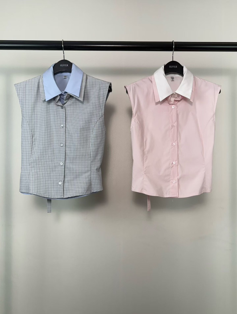 FEFFER韓國東大門代購女裝新款職業推薦休閑時尚人氣馬甲FEFFER馬甲