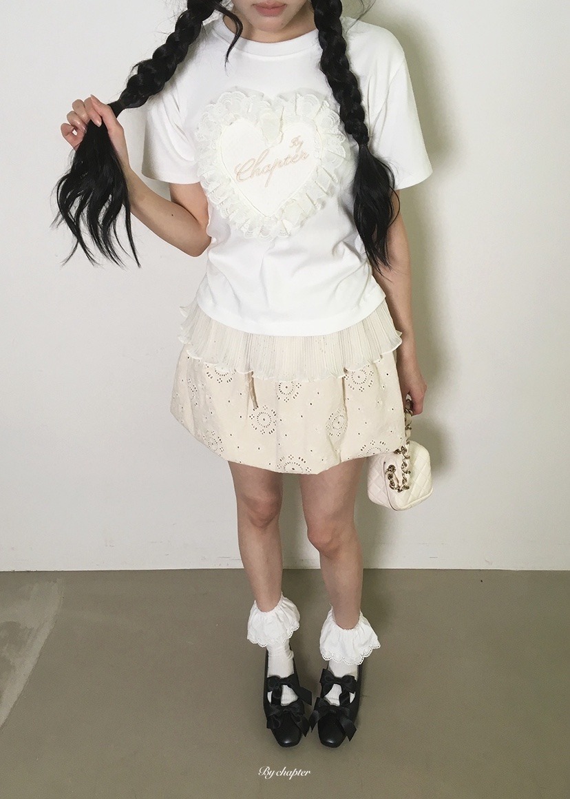 BY CHAPTER韓國直郵女裝新款人氣時尚26春夏熱賣T恤雪紡BY ChapterT恤